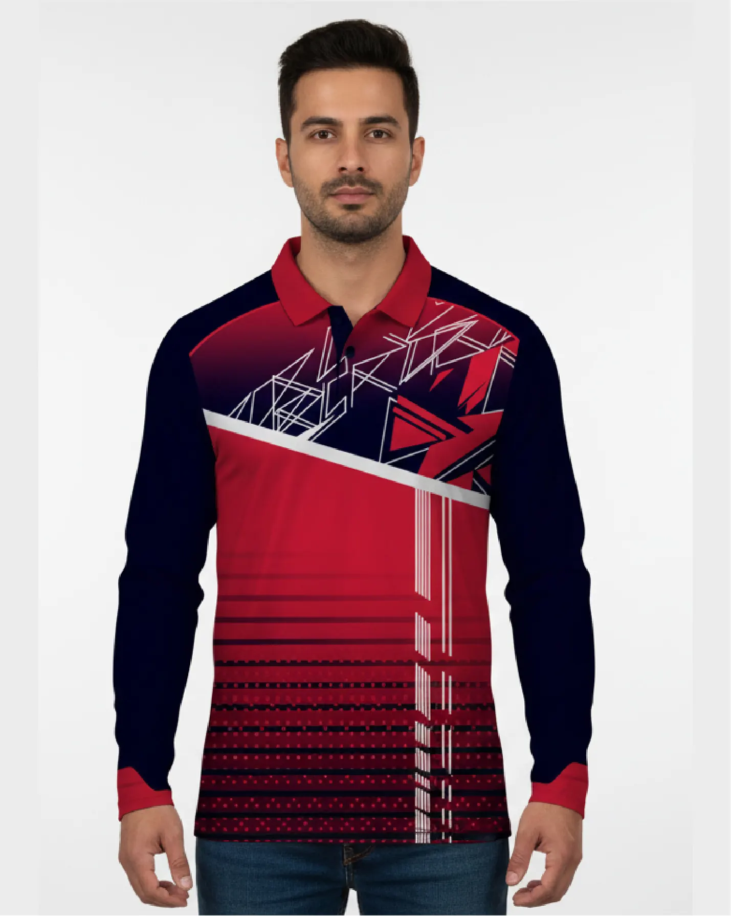 Full Sublimation Polo - Full Sleeve